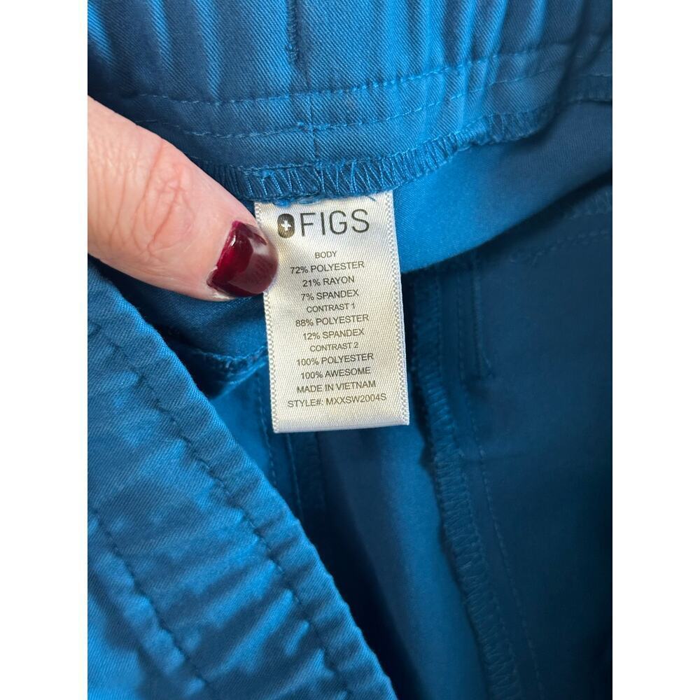 Figs Tansen Jogger Scrub Pants ALPS BLUE XL Short‎ - Picture 5 of 5